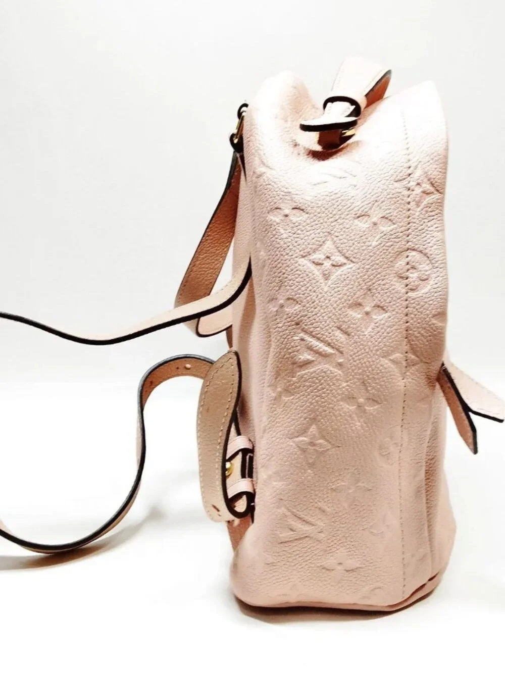 Louis Vuitton Pink Embossed Monogram Mini Backpack